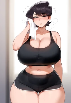 [Floox] Komi Shuuko, Pin Up Set [AI Generated]