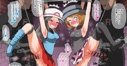 [Jintarou] Leaf & Serena Yuujou Houkai Fukujuu Zecchou (Kouhen) (Pokémon)