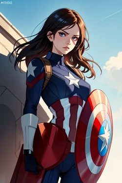 Capitan America Woman [AI Generated]