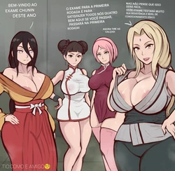 Exame Chunin de Konoha Das Vagabundas