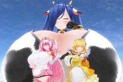 The Daily Lives of Super-Breasted Monster Girls, Episode 3: "Here Comes the Miracle Twins (Part 1)"