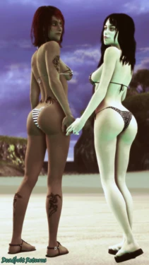 [Deadbolt Returns] Heather and Jessie at the Beach (Sextape in Hell)