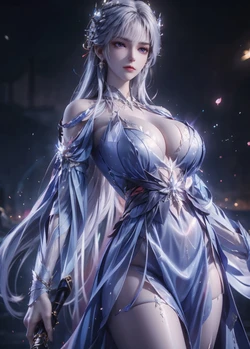 [AI 生成] 神印王座 圣采儿-死神少女 [AI Generated]