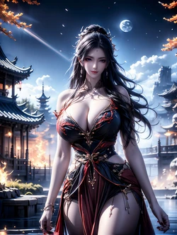 [AI 生成] Yanlingji(焰灵姬-天行九歌) [AI Generated]