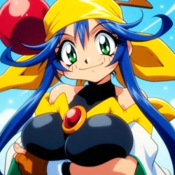 [ウルフ] ライム (Saber Marionette J) [AI Generated]