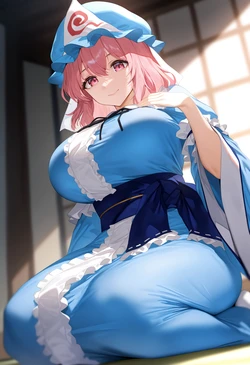 Naezolt - Yuyuko Saigyouji 356P (Patreon) (AI Generated)