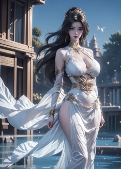 [AI 生成] qing yi 白(清漪-完美世界) [AI Generated]
