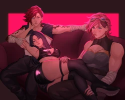[Lesbeanlatte] CaitxVixVi / VixCaitxCait (Arcane: League of Legends)