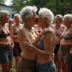 party dance mature women [AI Generated]