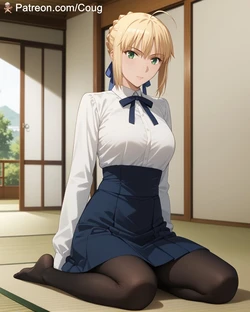 Saber hentai | Fate/Stay Night fan art [AI Generated]