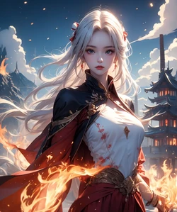 abbess of spiritual fire(灵火女修) [AI Generated]