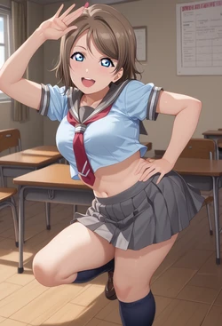 [AI-Generated] (Patreon) [NankoAI] You Watanabe - 渡辺曜 Uniform (321p)