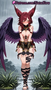 [NatsuYoru] Xayah (League of Legends) [AI Generated]