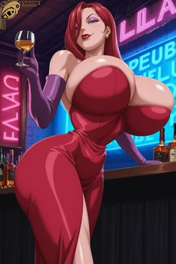 [ByTheBroken1] "Jessica Rabbit" From "Who Framed Roger Rabbit" Set 09 [AI Generated]
