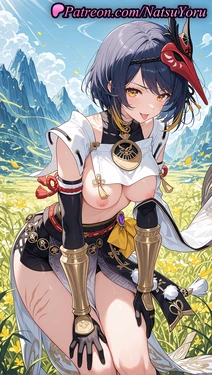 [NatsuYoru] Kujou Sara (genshin impact) [AI Generated]