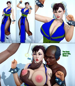 3D Comic Ronail -  Chun Li hypnosis [14 pages]