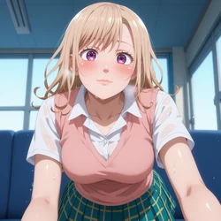 [D_7] Medaka Kuroiwa is Impervious to My Charms - Mona Kawai (Patreon) [Ai Generated]