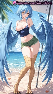 [NatsuYoru] Papi (Monster Musume: Everyday Life with Monster Girls) [AI Generated]