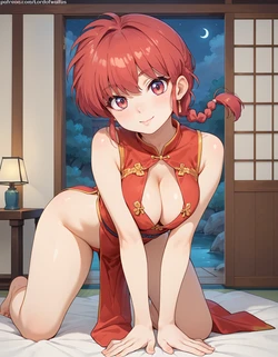 [Lord of Waifus] Ranma 1/2 - Ranma Saotome (Female) (Patreon) [Ai Generated]