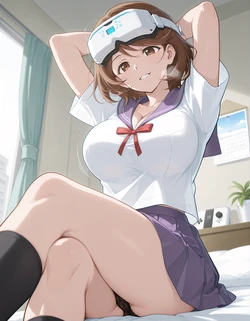 Meowu laha 💘 - Rei Saiga | Shangri-La Frontier P2 (56) 🎮 (Patreon) [AI Generated]