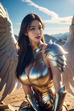 [fadebravo]Cindy---warrior woman on top of a mountain (Patreon) preview [Ai Generated]