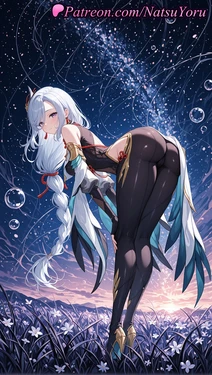 [NatsuYoru] Shenhe (genshin impact) [AI Generated]