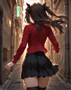 [KALA AI NSFW (VAMA)] Tohsaka Rin (voting winner) [AI Generated]