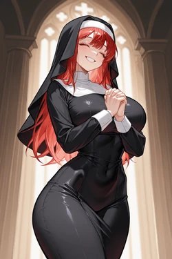 [AI Generated] Transformation_AI, Sister Esther's Easter Egg Hunt