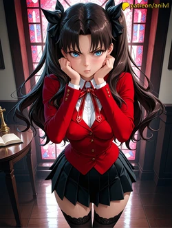 [Anilvl] Tohsaka Rin - Fate/stay night [AI Generated]