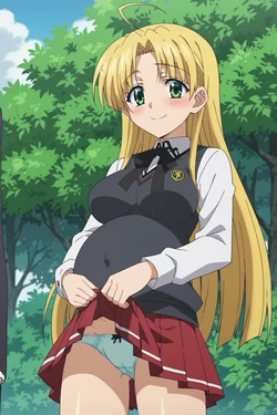 [Ufiaw] Asia Argento pregnant (Highschool DxD) [AI Generated]