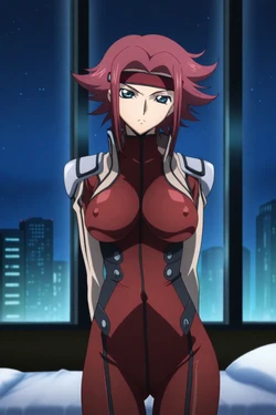 [Ufiaw] Kallen Kouzuki pregnant (Code Geass) [AI Generated]