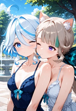 (Rin) Furina & Lynette (Patreon) [Ai Generated]