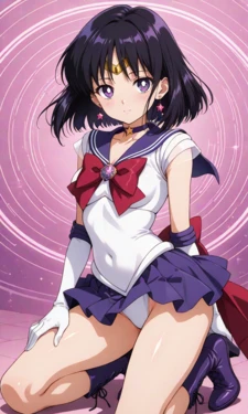 hotaru tomoe sailor saturn (Bishoujo Senshi Sailor Moon) [AI Generated]