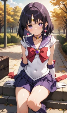 hotaru tomoe sailor saturn 2nd  (Bishoujo Senshi Sailor Moon) [AI Generated]