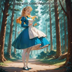 [ ANIMATED - 动画 ] Alice in wonderland - Alice Animation set [AI Generated]