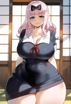 [Chronick] Fujiwara Chika x BWC (AI Generated)