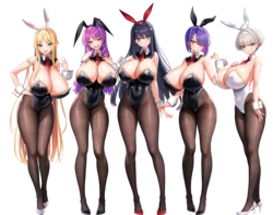 [Milk Factory] Motto! Haramase! Honoo no Oppai Isekai Oppai Bunny Gakuen! Main Characters sets Part 1