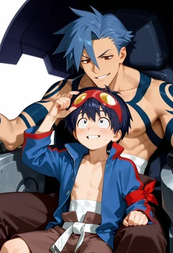 Tengen Toppa Gurren-Lagann - Simon / Kamina [AI Generated]