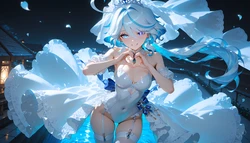 Only4u AI Art - Furina Wedding attire (Patreon) (AI Generated)
