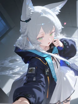 [AI's Neko] Rosmontis - Arknights (3.27) [AI Generated]