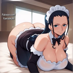 [YamaokaAI] Nico Robin is ready to serve you..  [AI Generated]