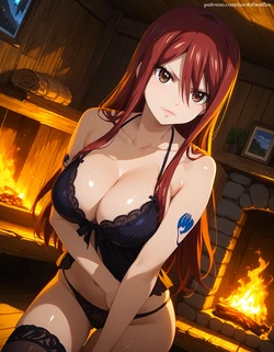 [Lord of Waifus] Fairy Tail - Erza Scarlet (Patreon) [Ai Generated]