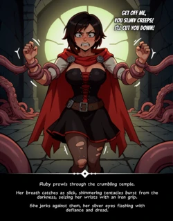 Ruby Rose Tentacle Comic - Lustful Mind [AI Generated]