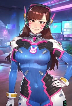 Wanuze - D.va x BBC (Patreon) (AI Generated)