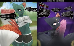 【e621杂图】before and after丨前倨后恭，思之笑之(“369行就行不行快走别耽误我家哥哥虽然哥哥也不干净不如说TES就没个人干净全网最理中客水鬼一枚”个人汉化组)
