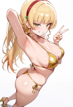 Director [Nankoai]- Sumire Heanna-平安名すみれ-goldbikini- [AI Generated] BBC-