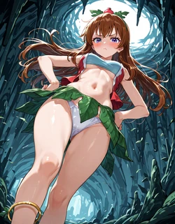 金刚葫芦妹打屁股【葫芦姐妹】/ Diamond Calabash-sis gets spanked. [AI Generated] [Calabash sisters]