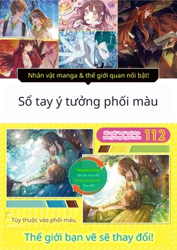 Các nhân vật manga và thế giới quan thật nổi bật! Sách ý tưởng phối màu