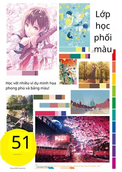 Bài học tô màu cho hình minh họa và manga