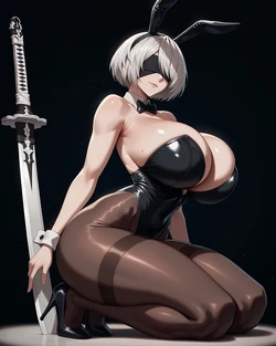 [Magiskuwa] 2B (NieR: Automata) [AI Generated]